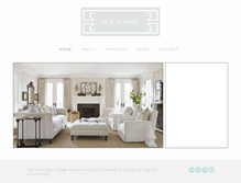 Tablet Screenshot of ivylaneliving.com